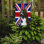 Drapeau de jardin 2 côtés english union jack