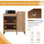  Meuble-lavabo sur pied simple 32 po avec comptoir en céramique Vowar-1099117594