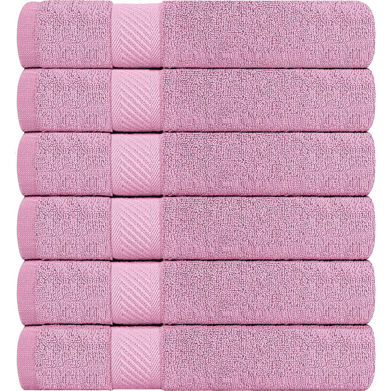 Cassada Cotton Bath Towel, Pink