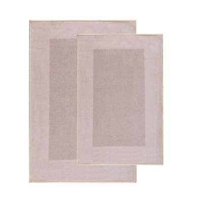 Ensemble de tapis de cuisine et de salle de bain 2 pièces Kenady