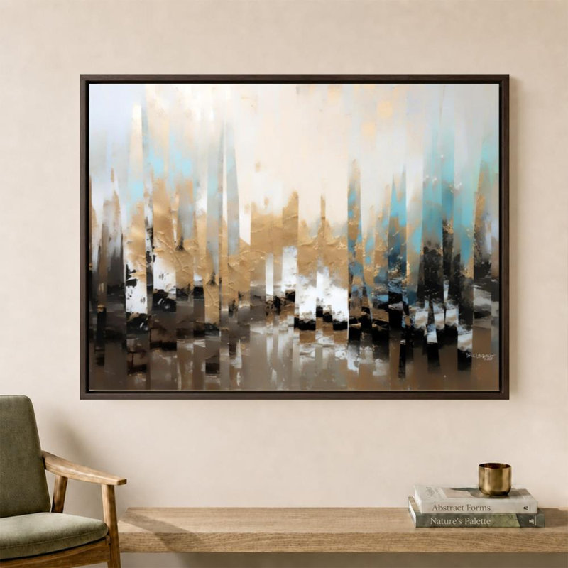 «Psalm 16: 7 Quiet Counsell» par Mark Lawrence - impression sur toile, H 37 po x l 49 po, Brown
