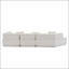 Canapé modulaire moderne en L de 140 po sans assemblage requis-134391421