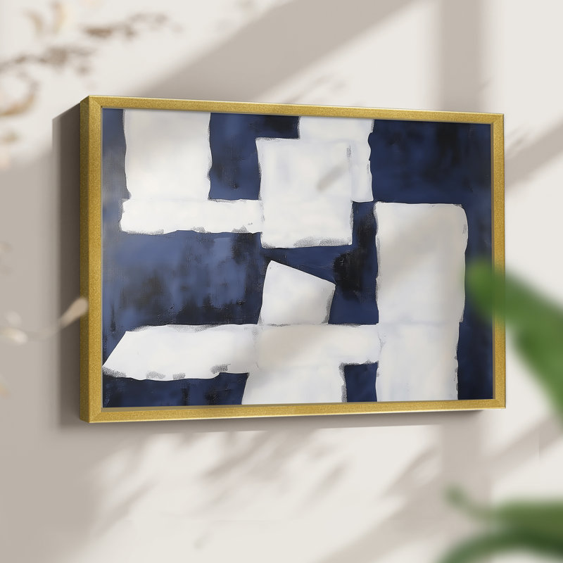 Série abstraite XXIV, reproduction encadrée, H 8 po x l 10 po