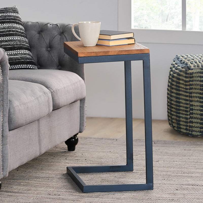 Table d'appoint Big Wood, H 25,5 po x L 12,75 po x l 18,25 po