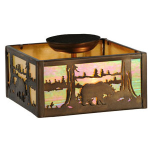 Rustic Lodge 2 - Light Flush Mount