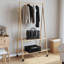 Hulda 96cm Rolling Clothing Rack