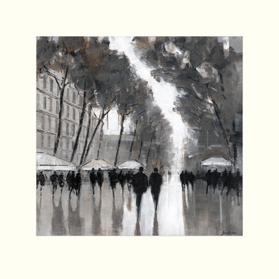 Las Ramblas, Barcelona by Jon Barker - No Frame Painting
