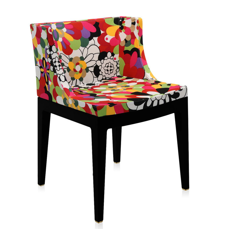 Fauteuil Mademoiselle, Rouge Vevey, Noir