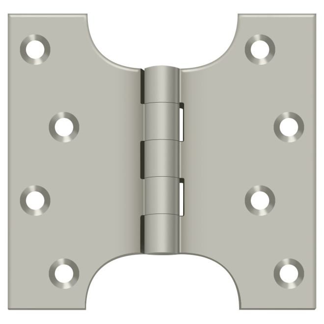 Charnière 4 po x 4 po en nickel brossé Deltana DSPA4040U15, Nickel brossé