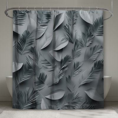 Rideaux de douche monochromes extra longs