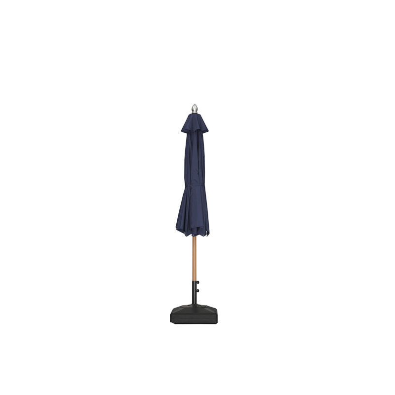 Market Umbrella - Poulie exquise ronde de 10 pi avec dessus ventilé bleu marine, Marine
