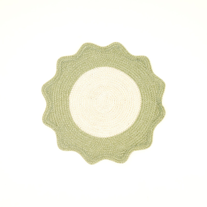 Polyester Solid Colour Placemat, Green