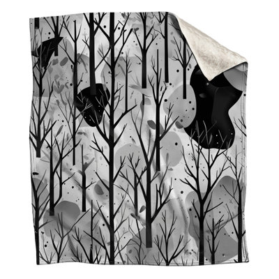 Couvertures noires et blanches