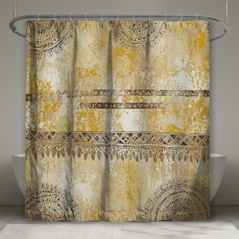 Rideaux de douche Mandala, L 70 po x H 84 po