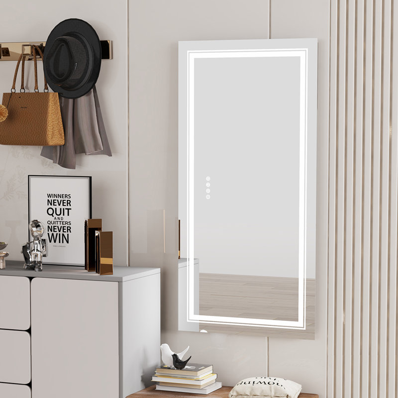 Flat Wall Mirror, 19.7" x 41.3"