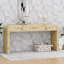Console avec 2 grands tiroirs et poignées en métal-1294841378