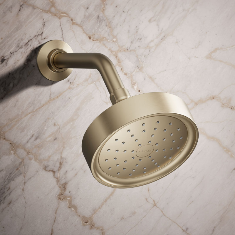 Purist 2.5 GPM Fixed Shower Head, Vibrant Brushed Bronze