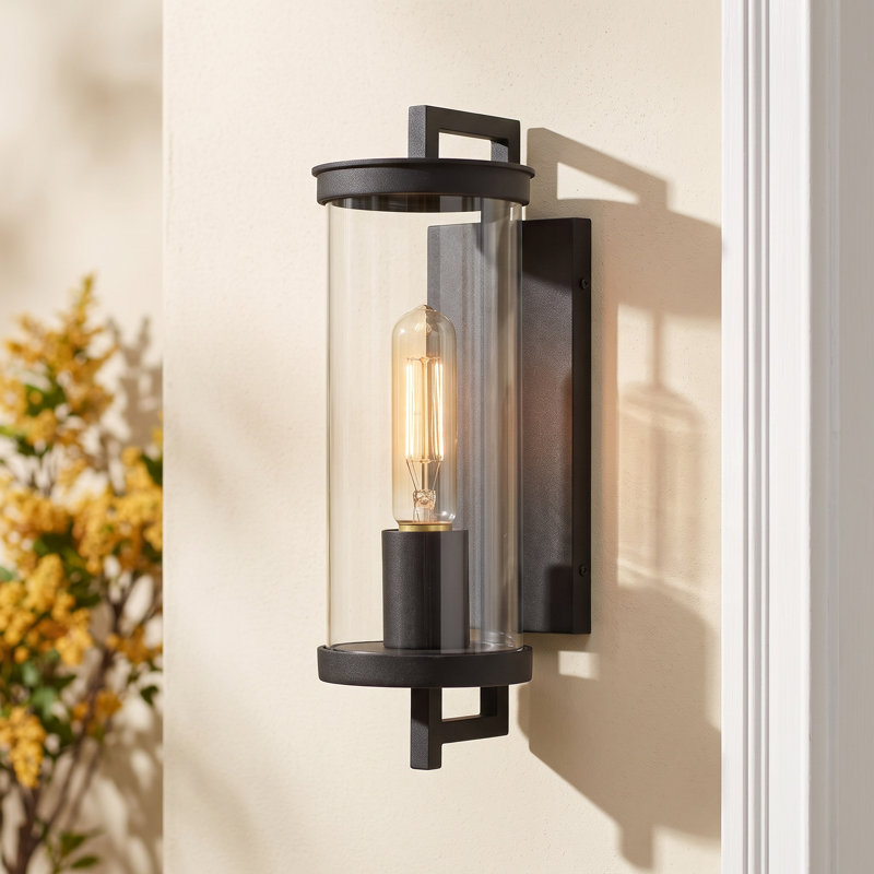 Latte Makenzie Wall Light, 12.5" H x 4.63" W x 6.38" D