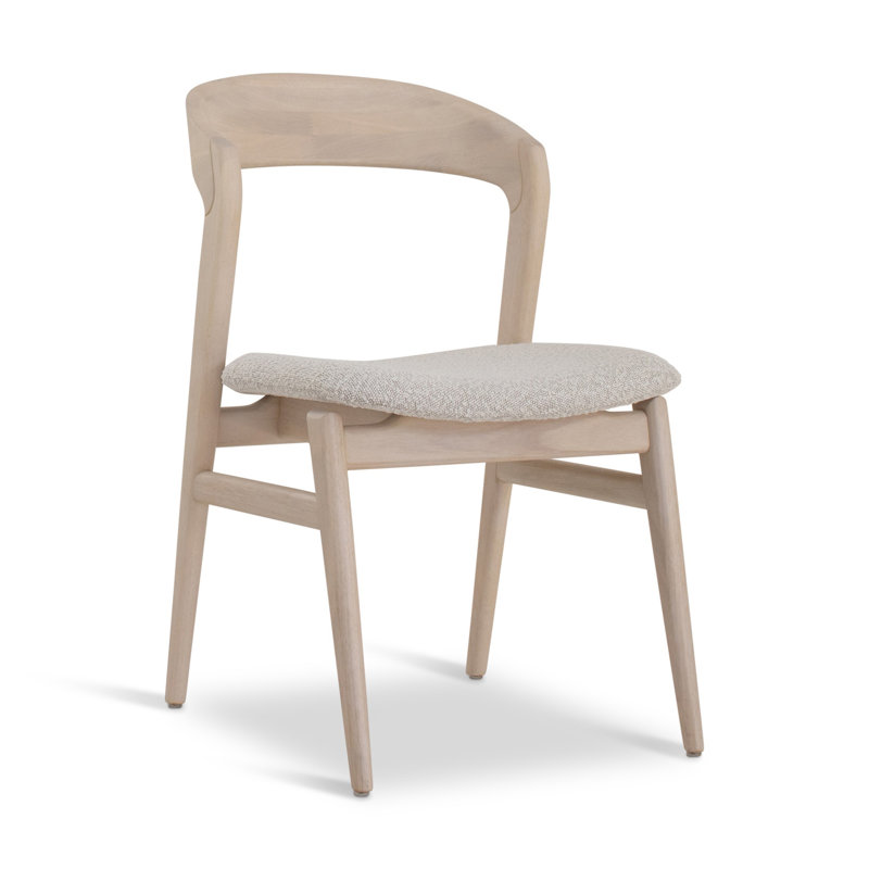 Chaise Anela, Nevoa / glacis artisanal