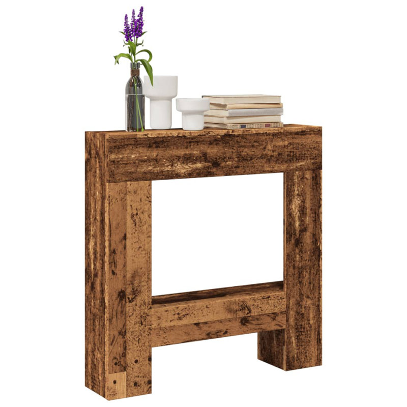 Fireplace Surround 31.9X7.1X32.3" Engineered Wood, Old Wood