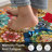 Analexis Floral Polyester Anti-Fatigue Non-Skid Kitchen Mat