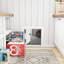 Porte frontale en bois apprêté blanc avec cadre Cosco-122500594