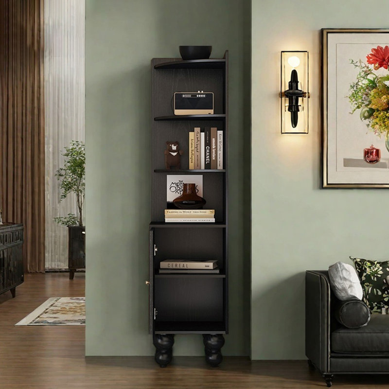 Modern creative kitten pattern corner bookcase