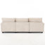 Canapé modulaire, grand canapé en U en velours, canapé rembourré confortable à 3 places avec 1 repose-pieds, 2 coussins lombaires, canapé profond pour le salon-1862323479