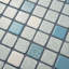 Crystalline Square 1.1" x 1.1" Porcelain Grid Mosaic Wall & Floor Tile-1847896183