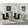 Teller Round Glass Top Dining Table