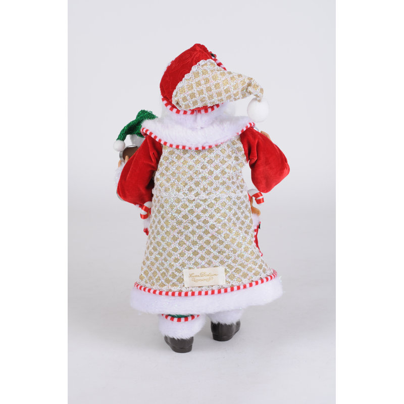 Whimiscal Gingerbread Santa