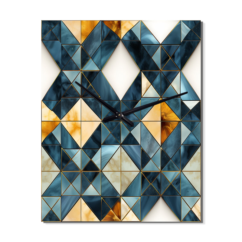 Janan - Glam Modern Wall Clock, Large
