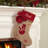 Snowman Burlap with Custom Name Stocking