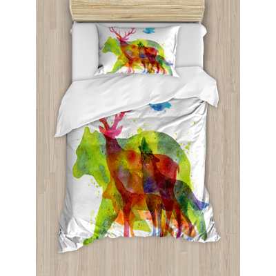 Eclectic Polyester Duvet Cover