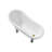 53.1'' x 25.6'' Freestanding Soaking Acrylic Bathtub-72770248-76285537