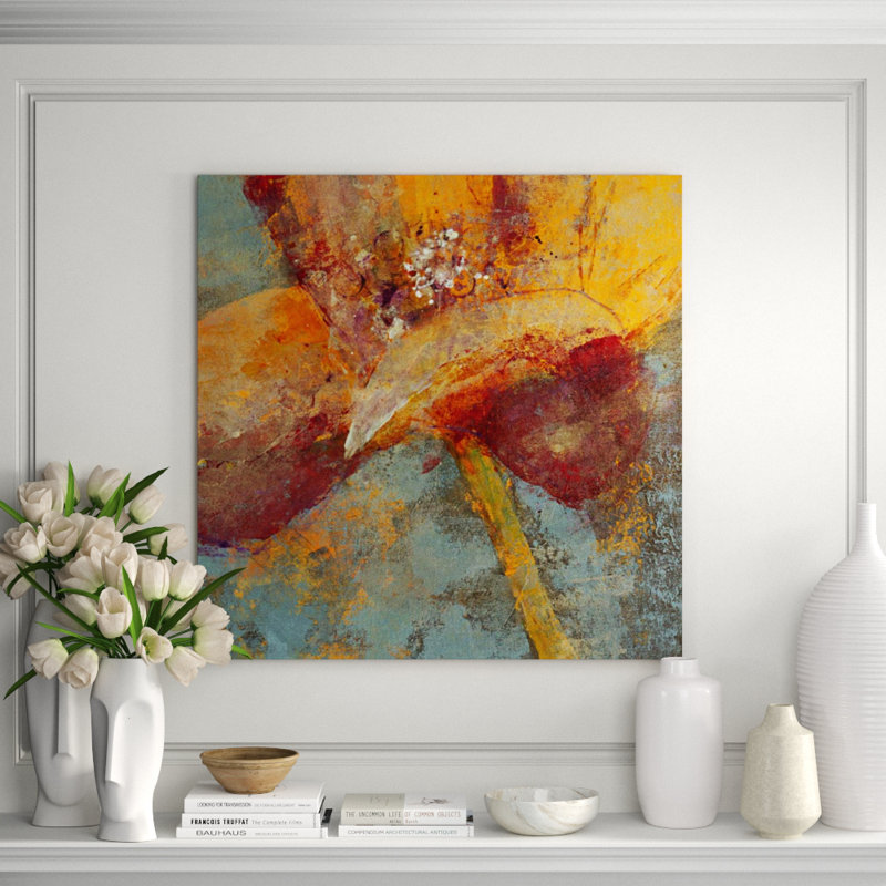 Floral Dream IV Print by Susan Lorello, 40" H x 40" W , Knife Gel