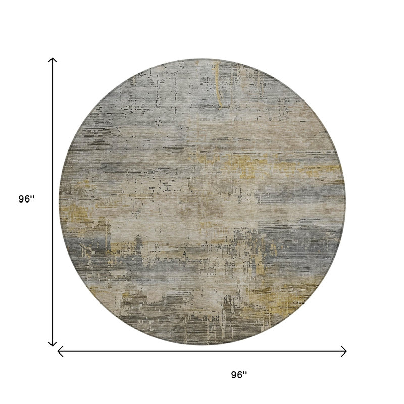 Tapis rond 8 po