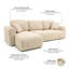 Safila 3 Seater Sofa Bed-2086501561