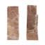 Serre-livres en marbre rose onyx