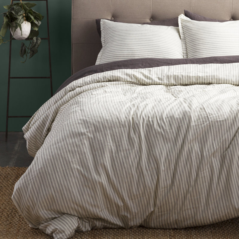 Adira Cotton Striped Duvet Cover