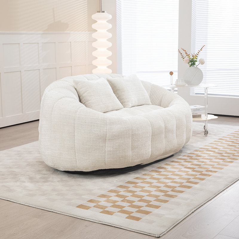 Fauteuil à billes Accent, Chenille beige