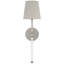 Suzanne Kasler Camille 20" Cordless Sconce with Linen Shade-1777966515