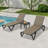 Adjustable Pool Lounge Chairs Set Of 2 With Side Table, All-Weather Textilene Outdoor Chaise Lounges For Patio And Backyard-768849666