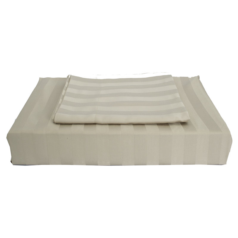 Ensemble de literie réversible en rayonne de bambou naturel, Taupe, Grand