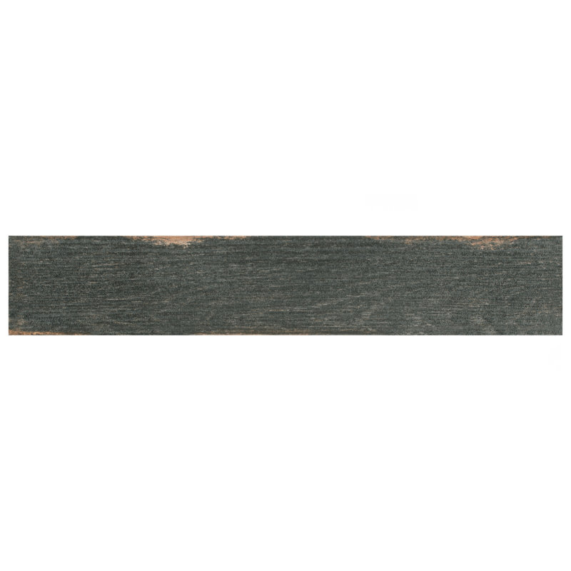 Bora 3" x 18" Porcelain Wood Look Subway Wall & Floor Tile, Dark