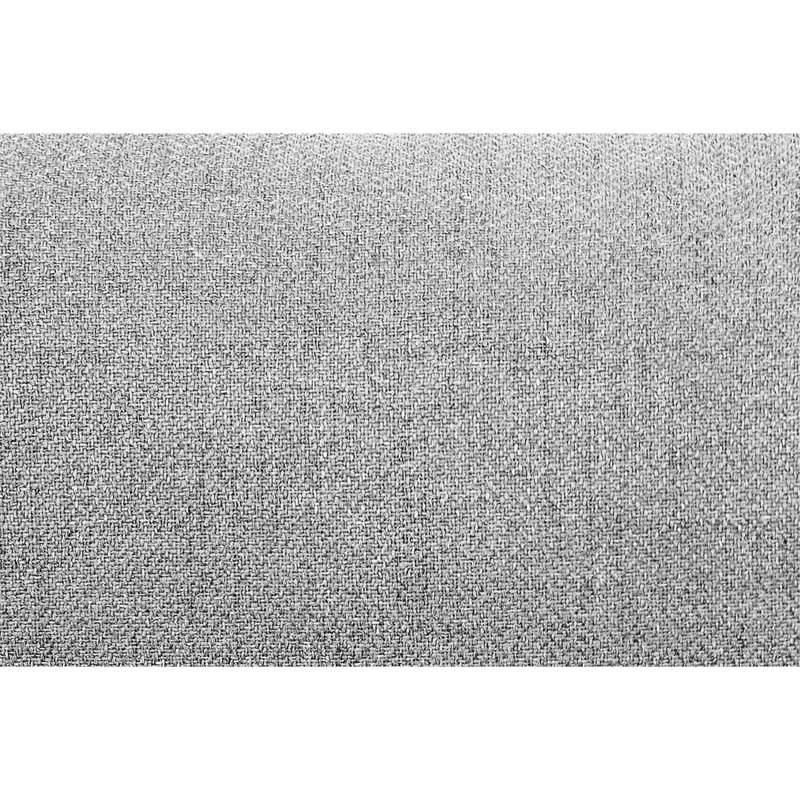 Canapé en forme de L Rexy, canapé modulaire inclinable manuel 3 pièces, toile de jute, Mélange de polyester blanc