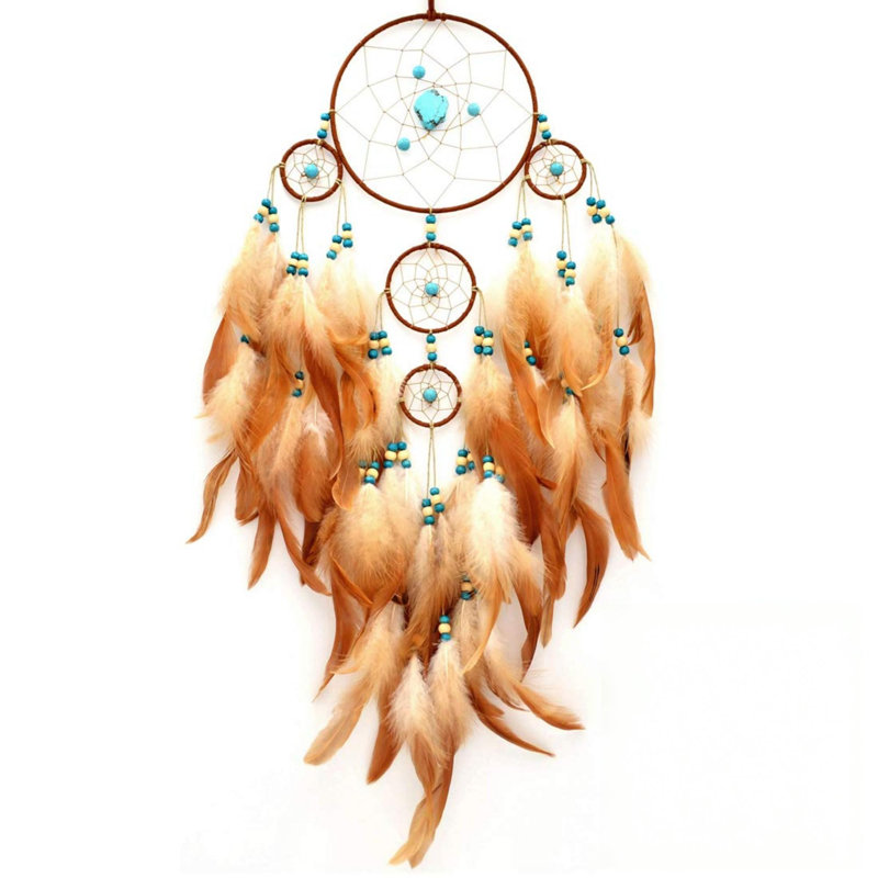 Big Brown Dream Catcher Wall Decor