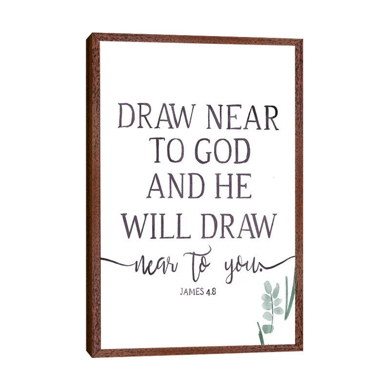 Will Draw by On Rei - Print on Canvas, Classic Brown Wood Framed, 101.6cm H x 66.04cm W x 3.81cm D