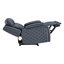 Fauteuil inclinable électrique 36,2 po à deux moteurs avec revêtement en cuir véritable de qualité supérieure-2045767738