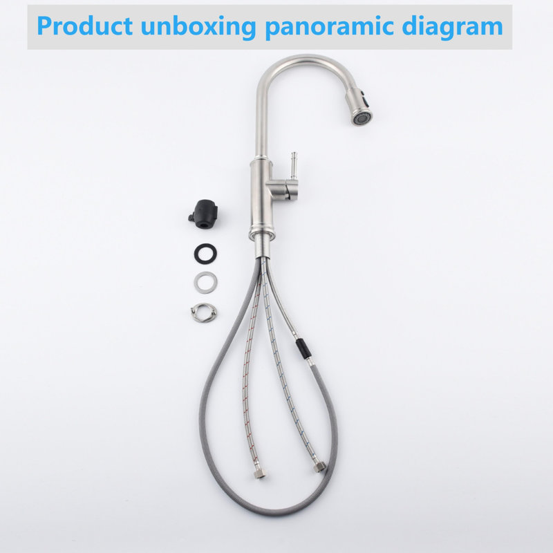 Kitchen Faucet With Pull Out Spraye